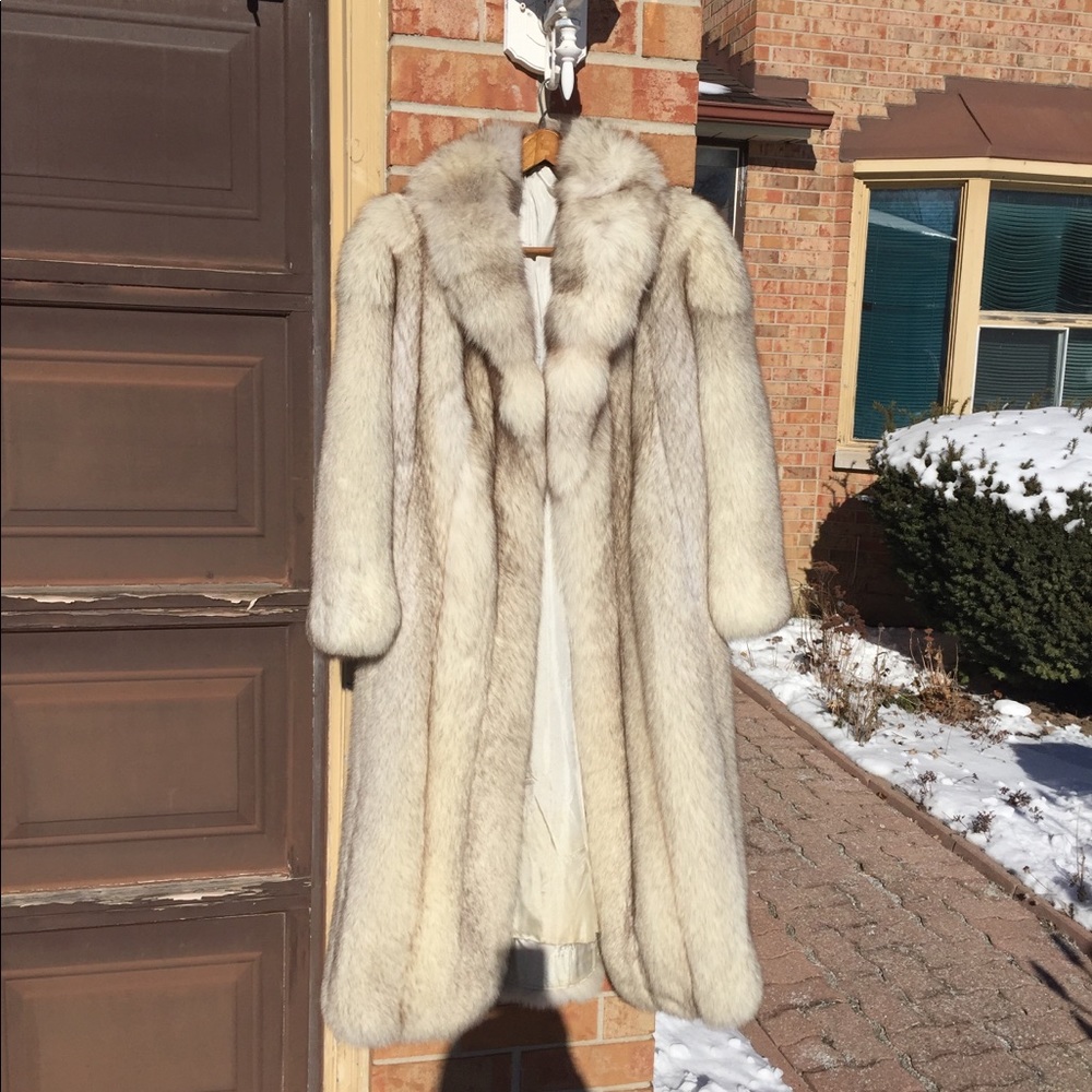 Signature fox fur coat